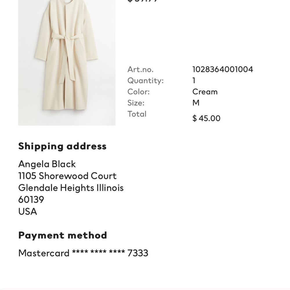 Straight-cut Coat with Tie Belt.